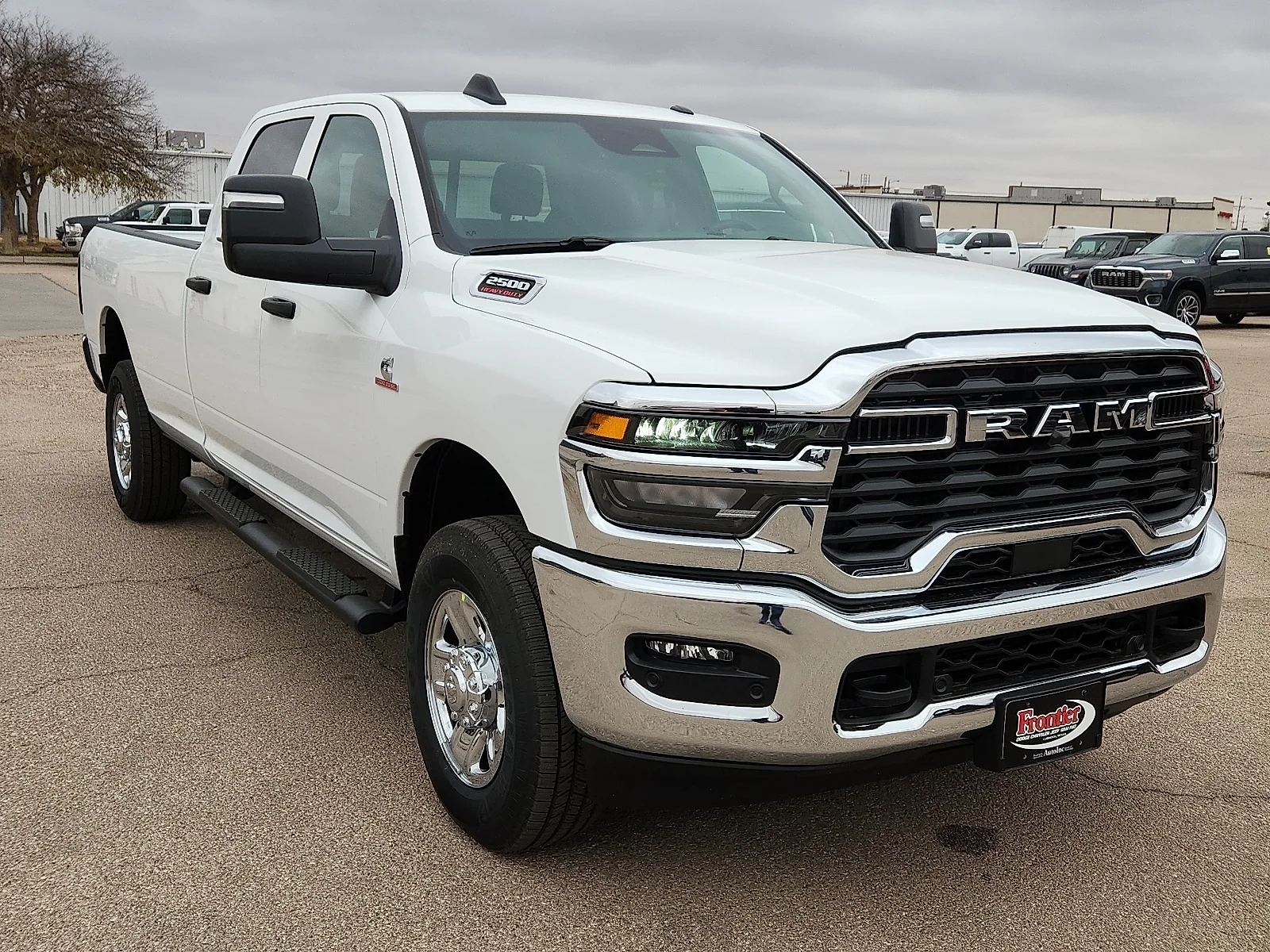 New 2026 Bright White Clear-Coat  Paint Ram TRADESMAN CREW CAB 4X4 8