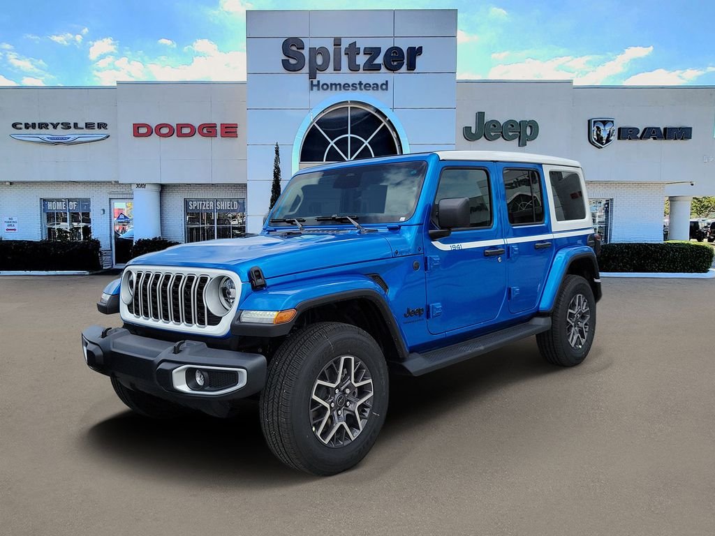 New 2026 Hydro Blue Pearl-Coat Exterior Paint Jeep Sahara image 4