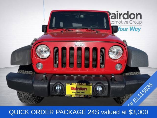 Used 2014 Jeep Wrangler Unlimited Sport with VIN 1C4BJWDG4EL115836 for sale in Arlington, WA