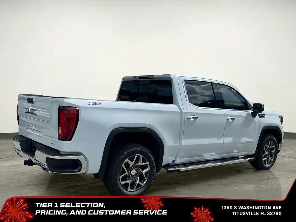 New 2026 Glacier White Tricoat GMC SLT image 10