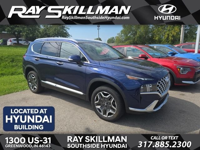 Certified Used 2023 Blue Hyundai Limited image 1