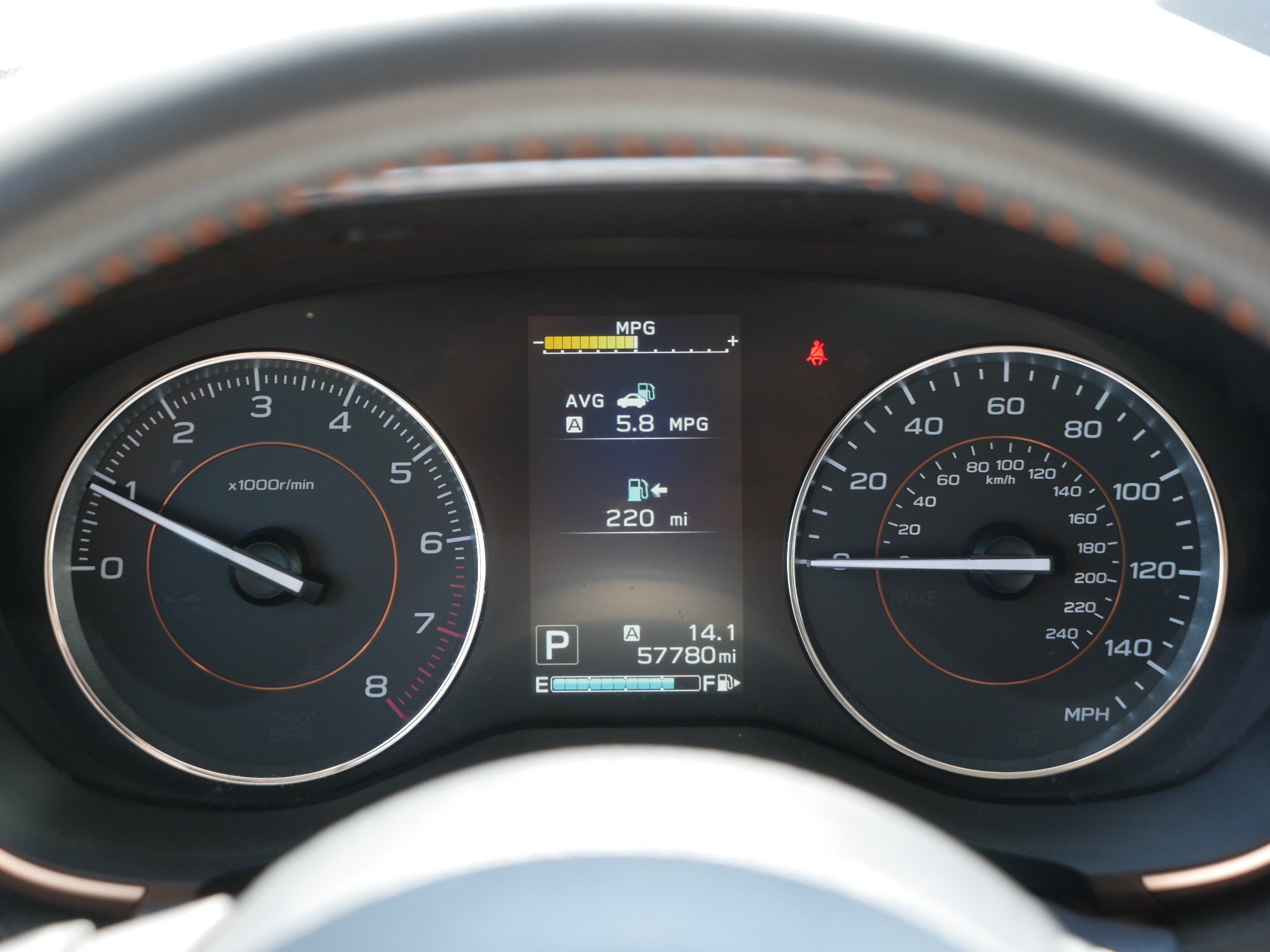 Used 2019 Sunshine Orange Subaru Limited image 21