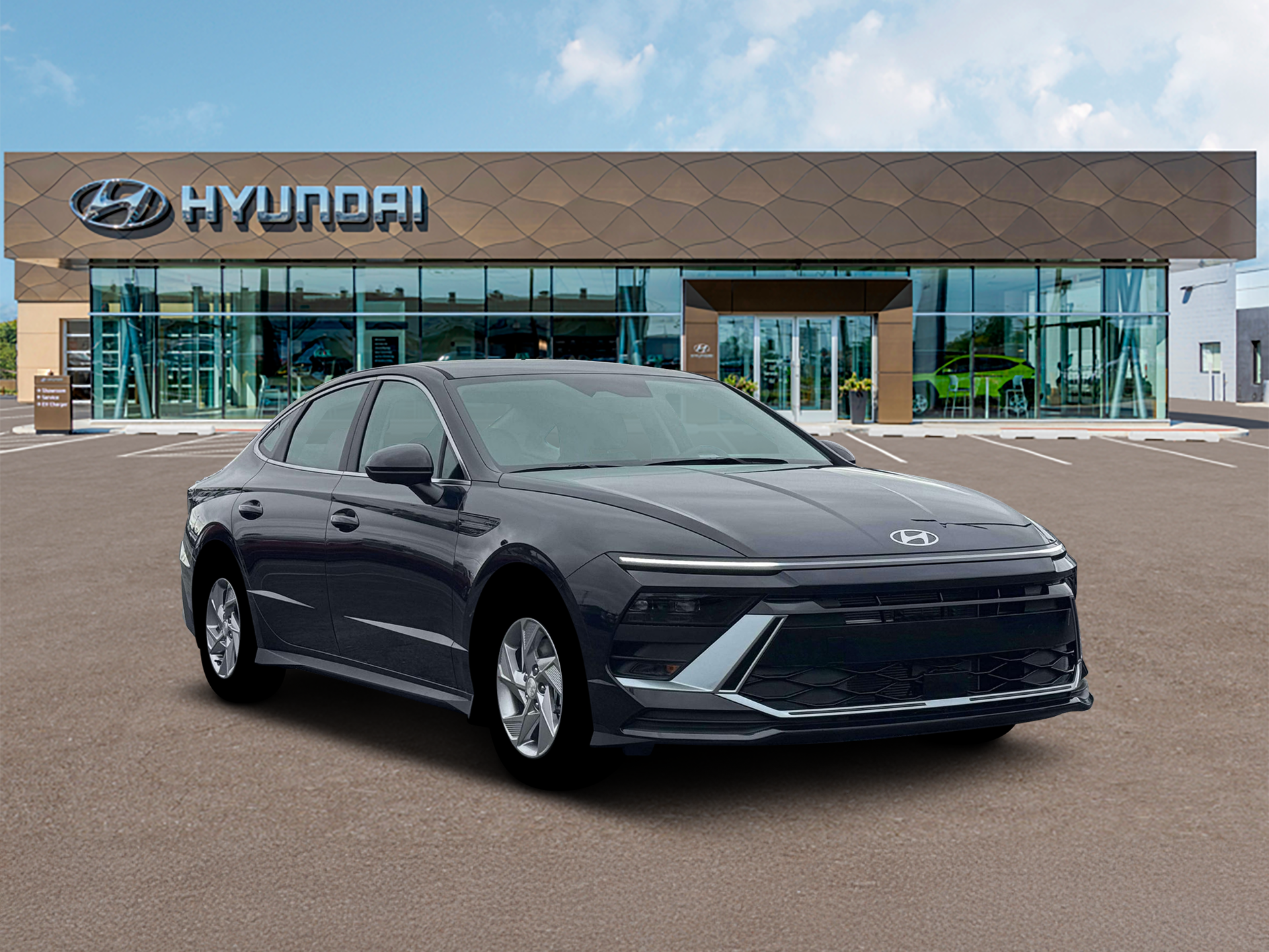 New 2026 Carbon Blue Hyundai SE image 11