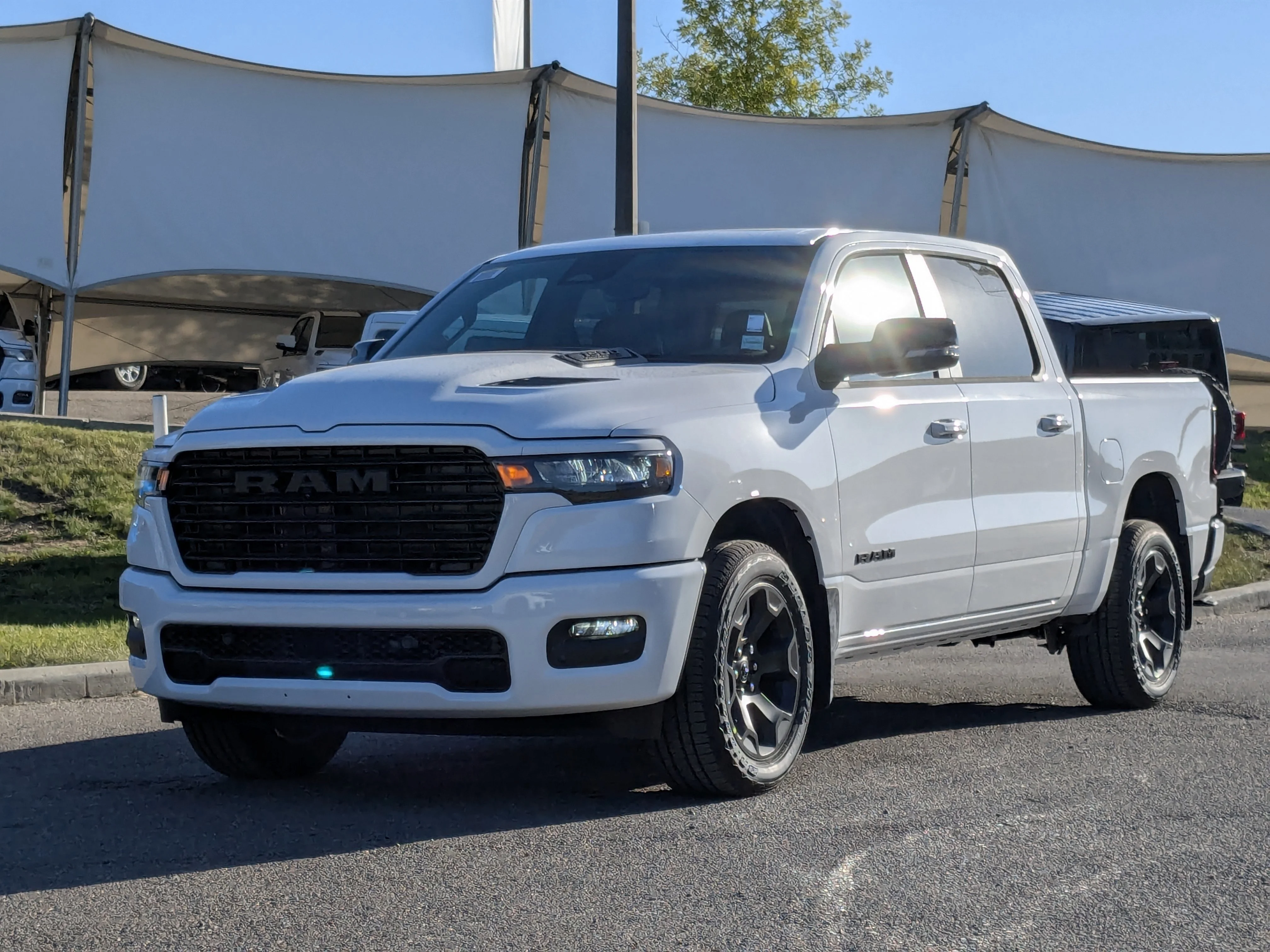 New 2026 White RAM Sport - 3.92 Rear Axle Ratio - Anti Spin Rear Diff - Sport Hood - Panoramic Sunroof & Tons More! image 3