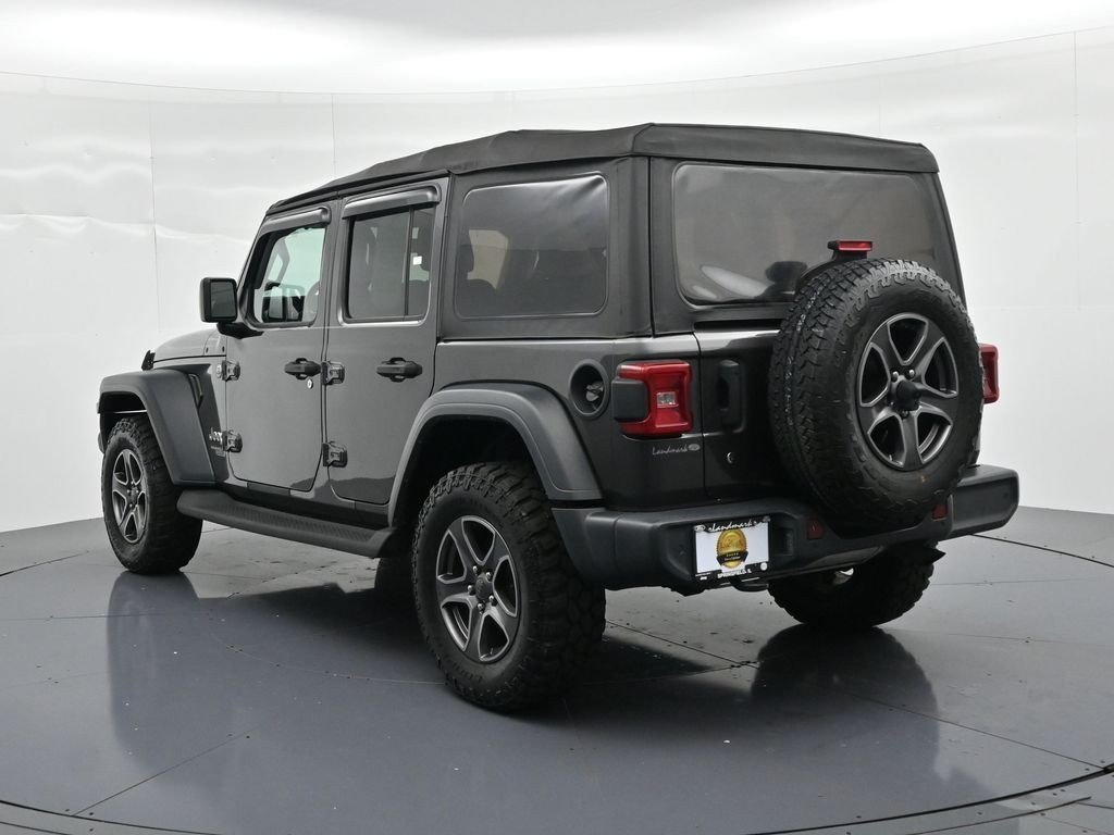 Used 2018 Crystal Metallic Jeep Unlimited Sport S image 8