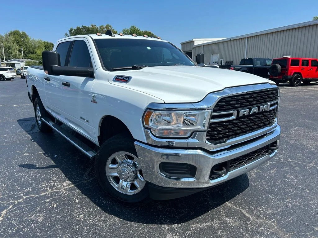 Used 2022 Bright White Clearcoat Ram Big Horn image 1
