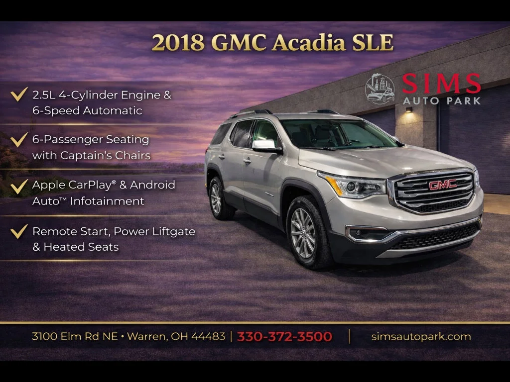 2018 GMC Acadia SLE-2