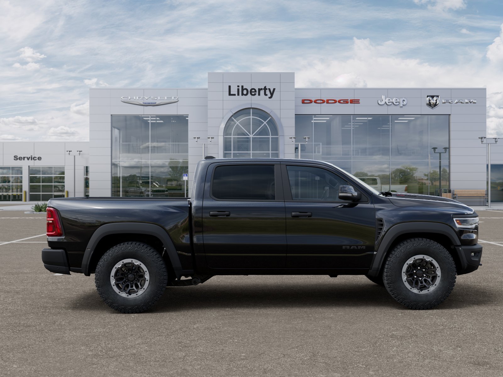 New 2026 Diamond Black Crystal Pearl-Coat Exterior Paint RAM RHO image 59