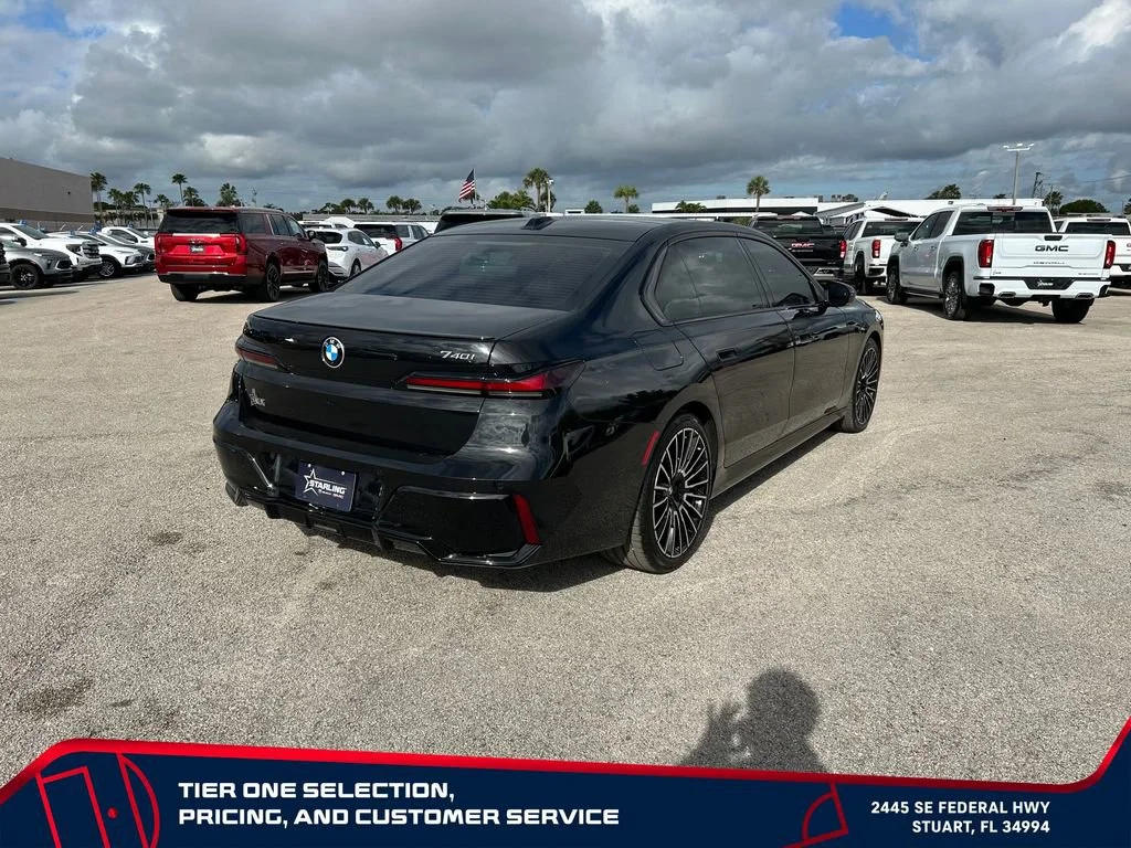 Used 2025 Black BMW 740i image 4