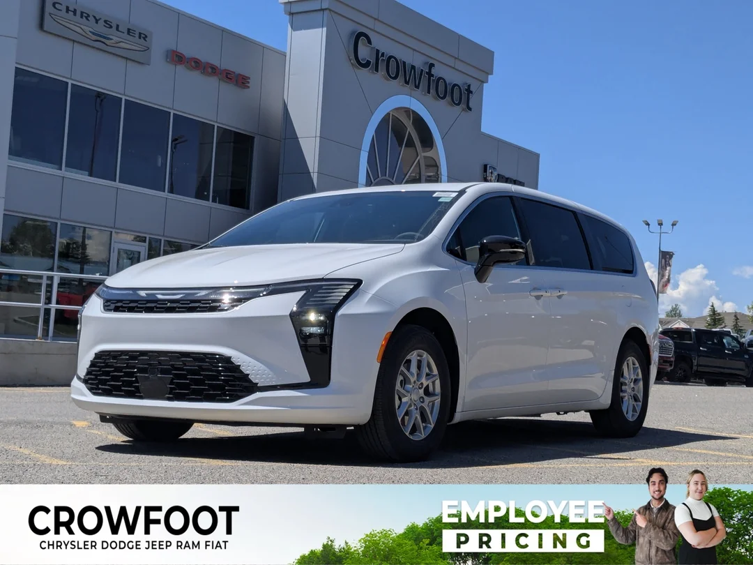 New 2027 White Chrysler Select - - FWD - 8-Passenger Seating - Stow n Go - Remote Start & More! image 1