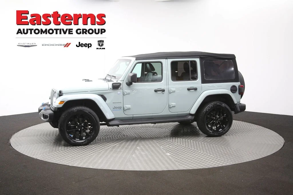 Used 2023 Gray Jeep Sahara 4xe image 57