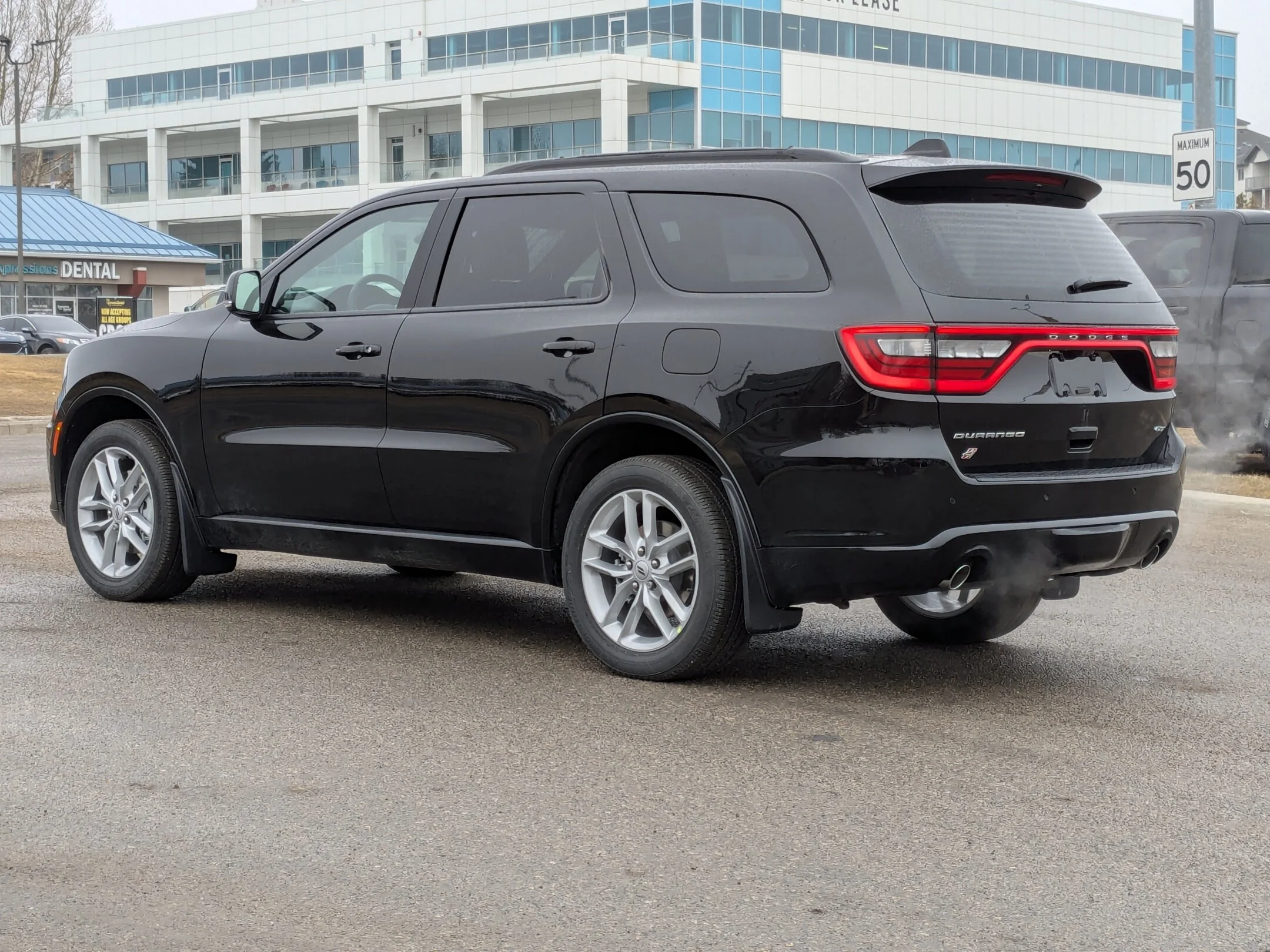 New 2026 Black Dodge GT Plus - - Pkg 2BH - 2nd Row Captain Chairs - Ventilated Seats - Wireless Charging & More! image 6