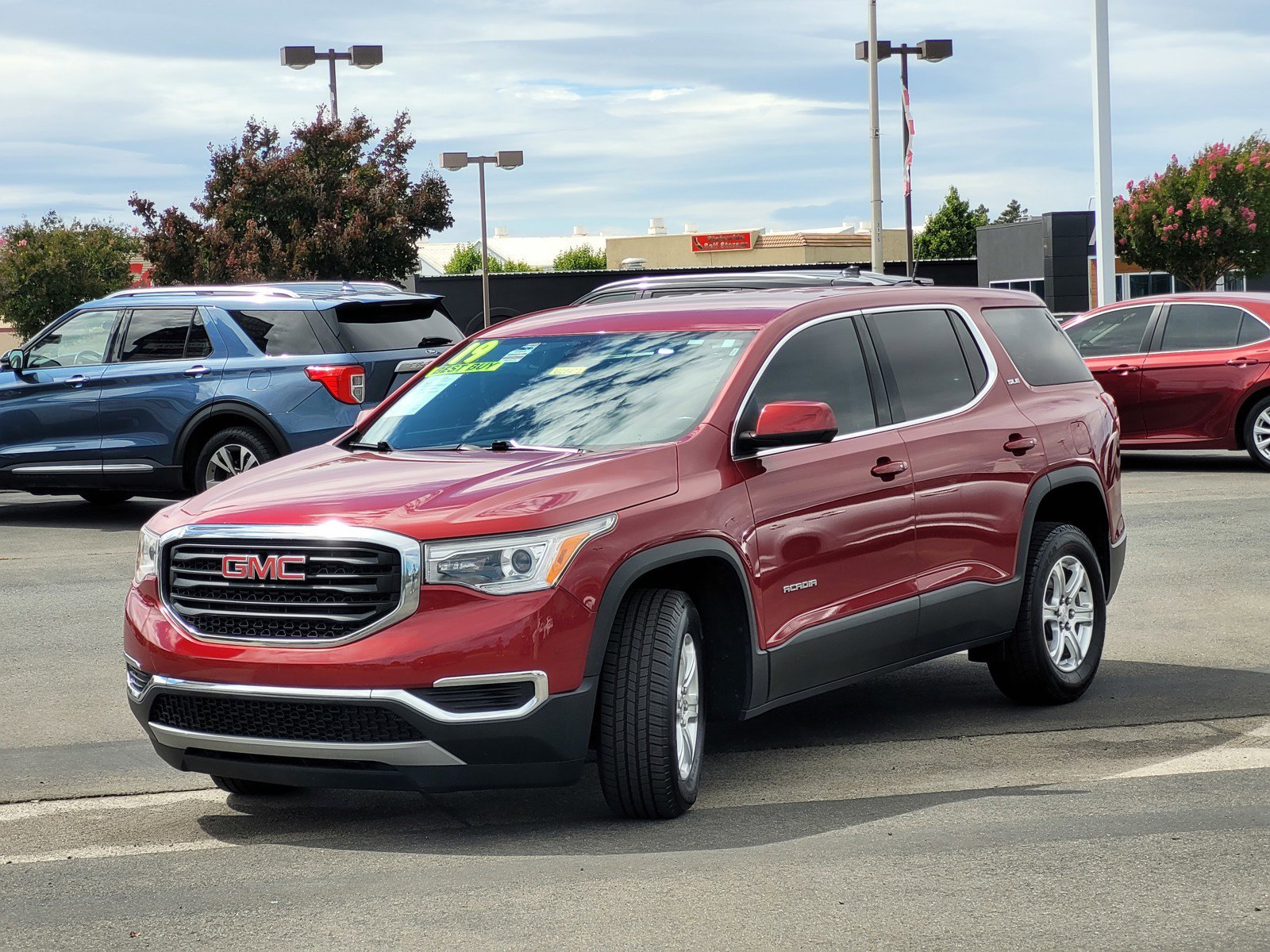 Used 2019 Red Quartz Tintcoat GMC SLE image 8