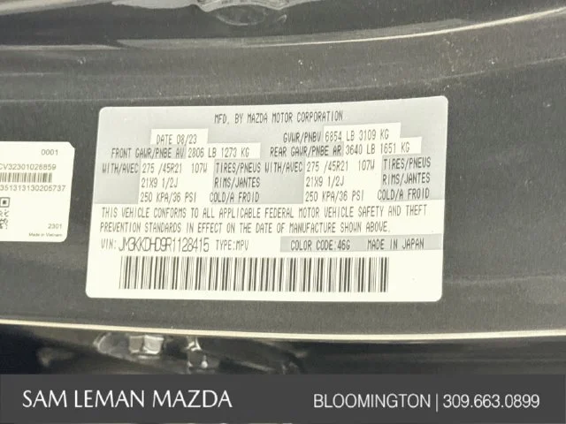 Used 2024 Gray Mazda 3.3 Turbo Premium image 34