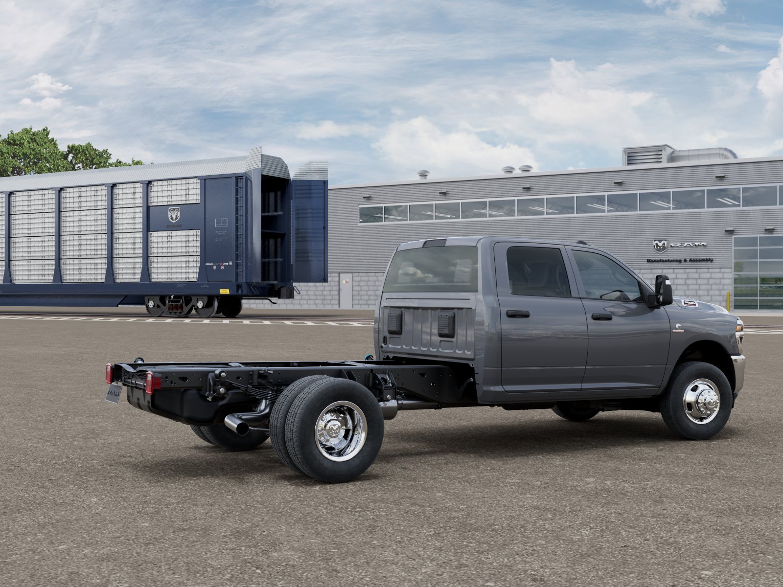 New 2026 Ceramic Gray Clear-Coat Exterior Paint RAM TRADESMAN image 2