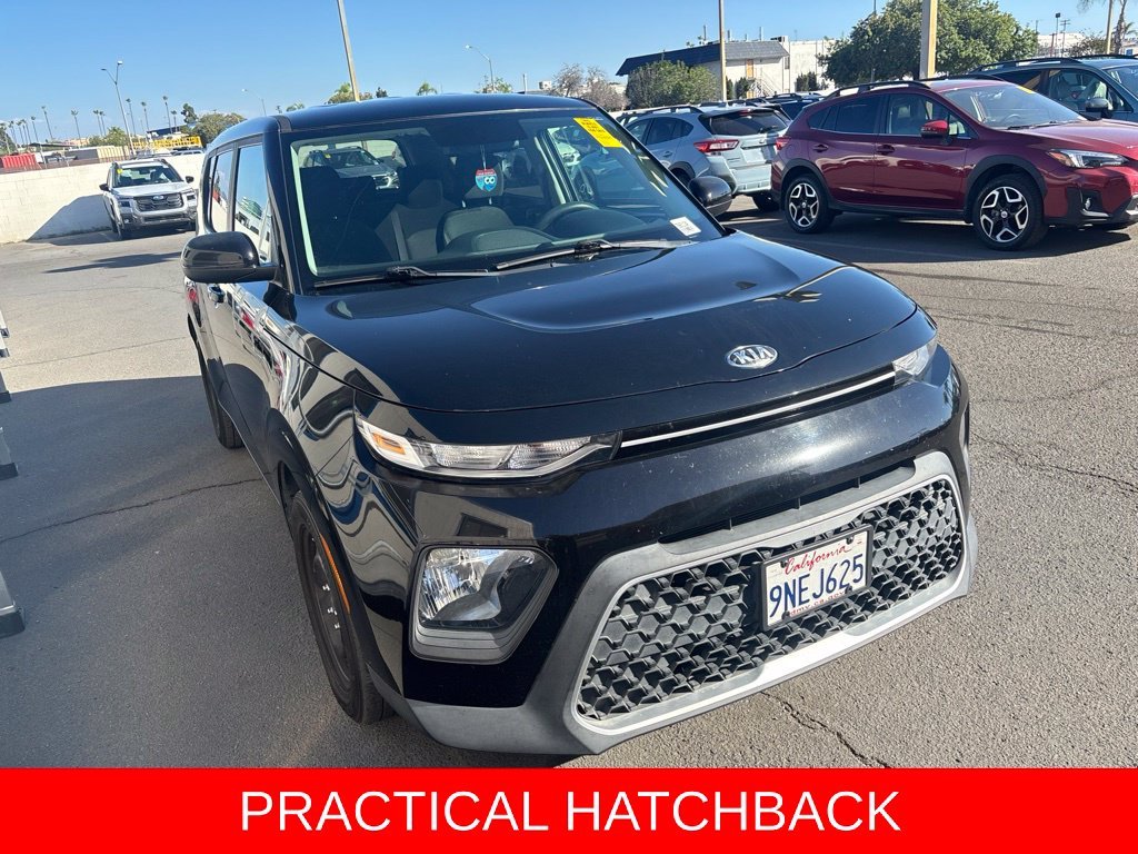 Used 2020 Cherry Black Kia LX image 3