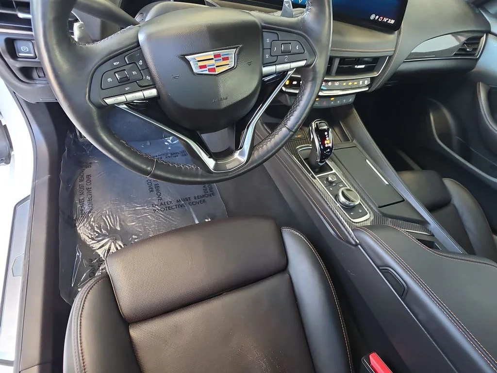 Used 2025 Crystal White Tricoat Cadillac Sport image 11