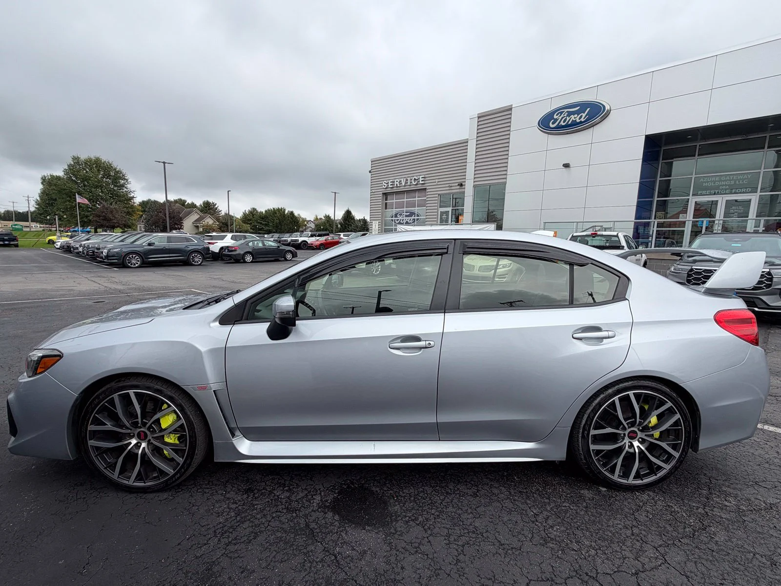 Used 2021 Ice Silver Metallic Subaru STi image 2