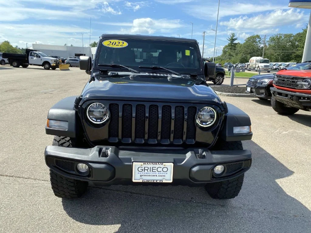 Used 2022 Black Clearcoat Jeep Unlimited Willys image 9