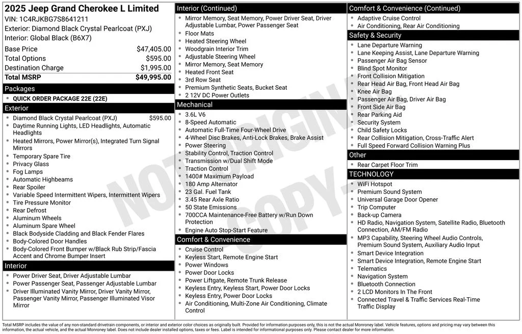 Used 2025 Black Jeep Limited image 35
