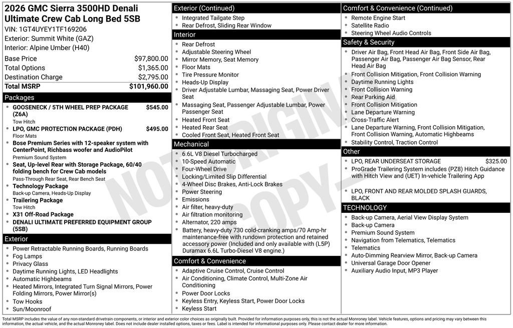 2026 GMC Sierra 3500HD Denali Ultimate - Photo 47