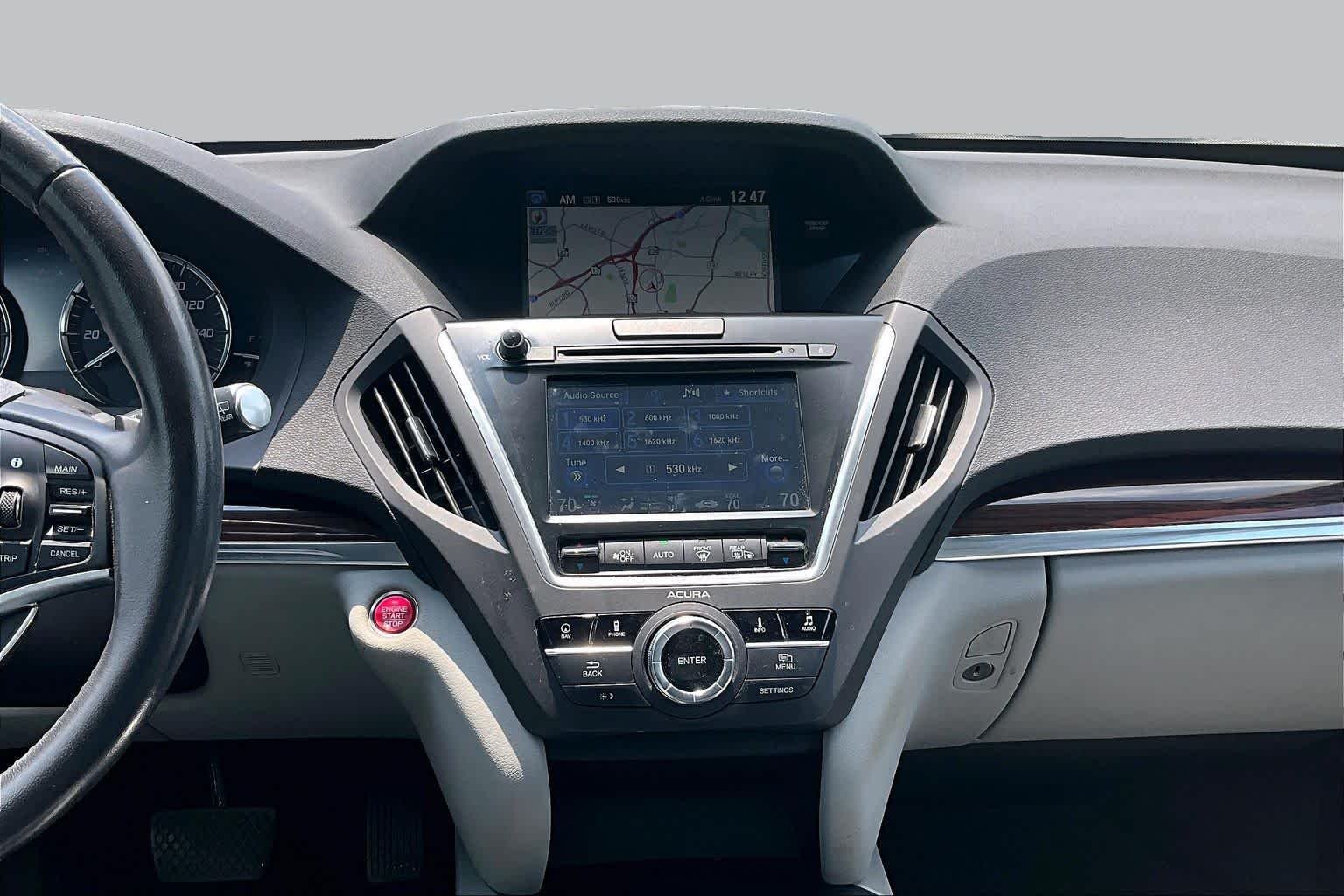 Used 2016 Graphite Luster Metallic Acura w/Advance image 7