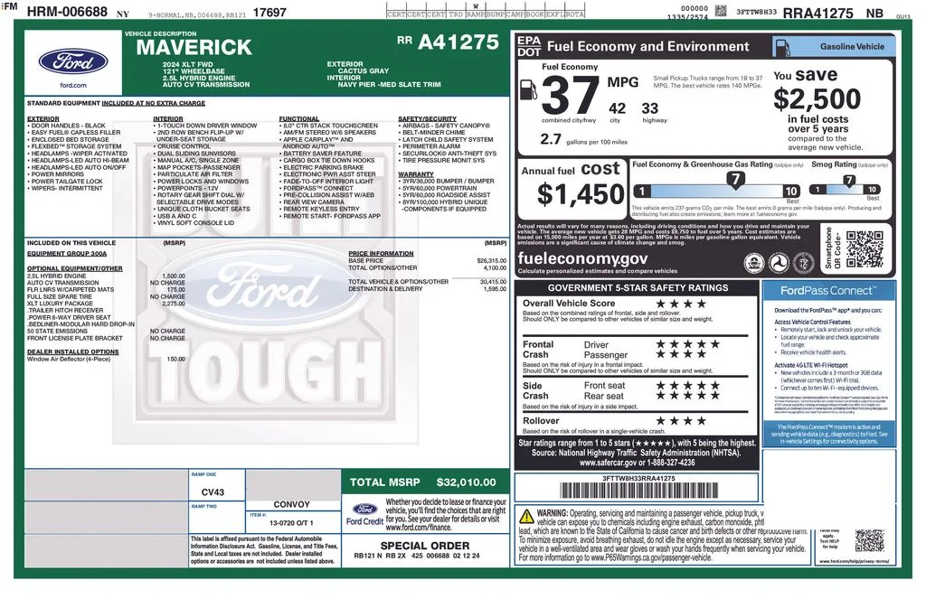 Used 2024 Green Ford XLT image 6