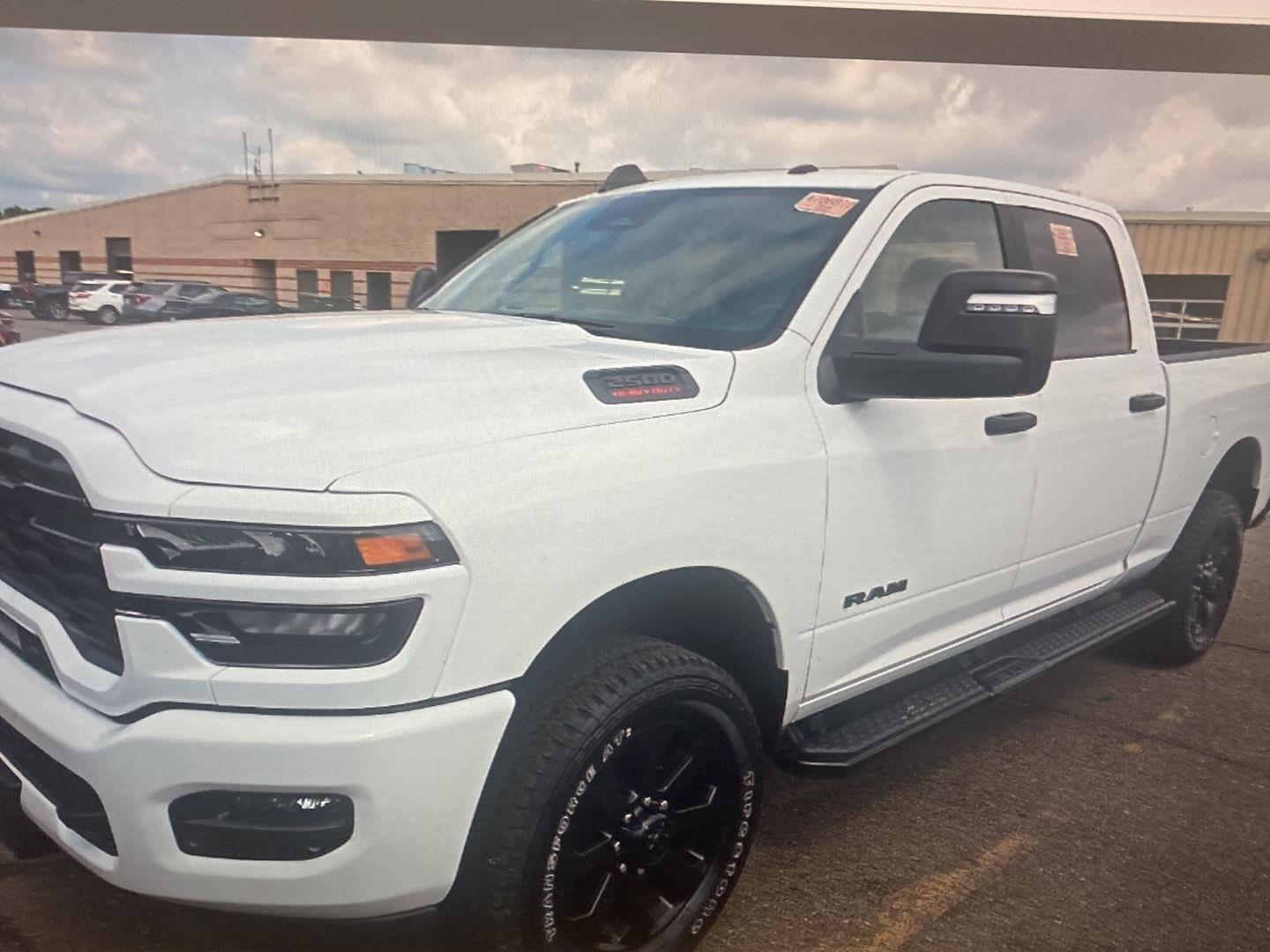 Used 2025 Bright White Clearcoat Ram Big Horn image 5