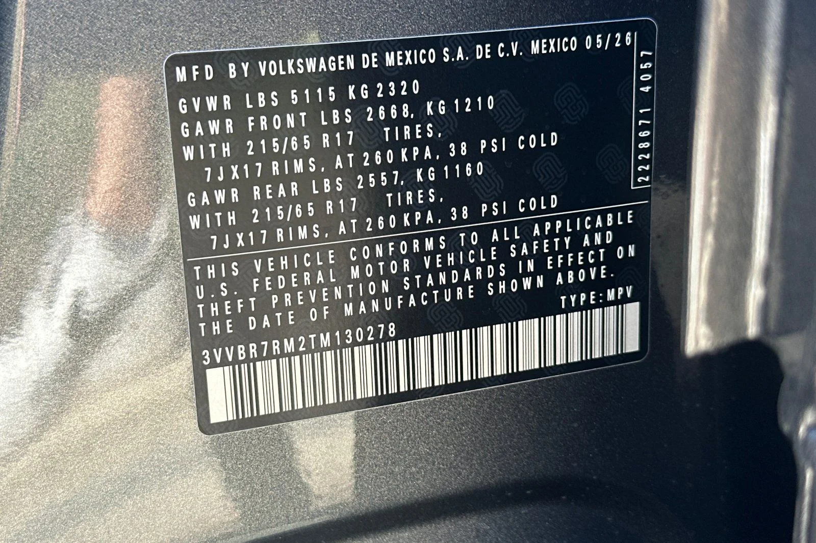 New 2026 Gray Volkswagen 2.0T S image 26