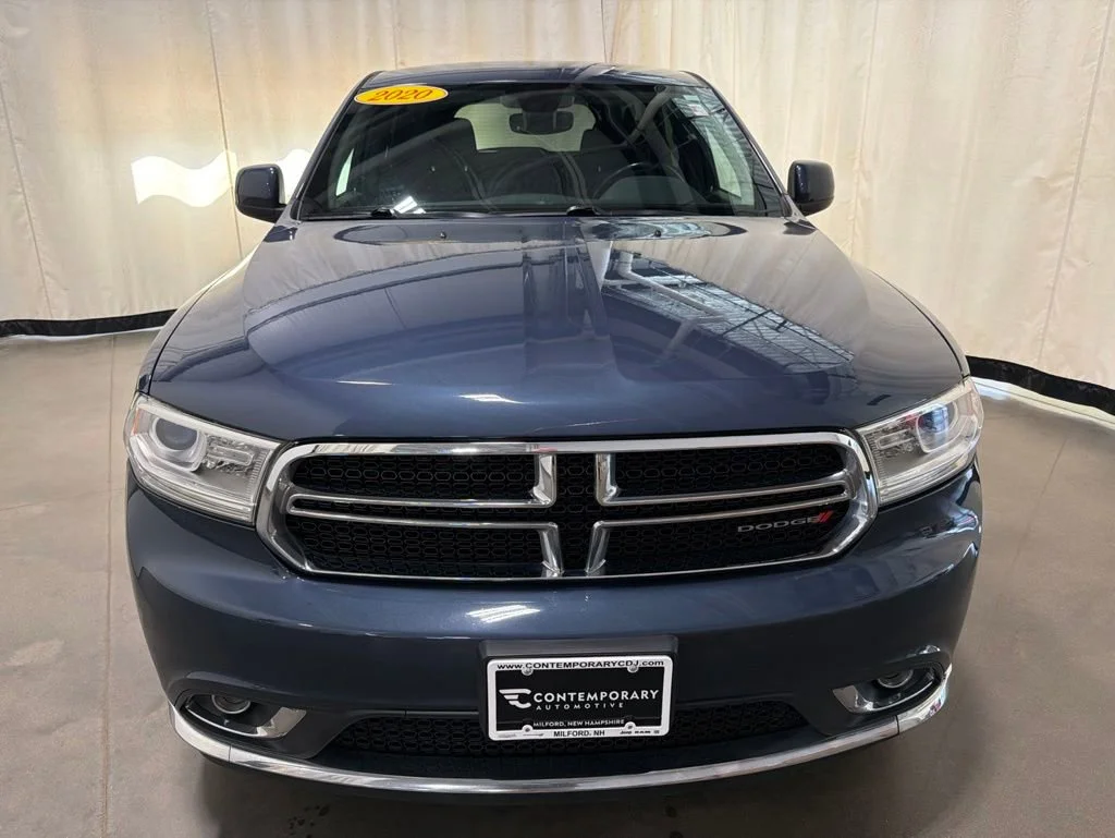 Used 2020 Dodge Durango SXT with VIN 1C4RDJAG4LC309499 for sale in Milford, NH