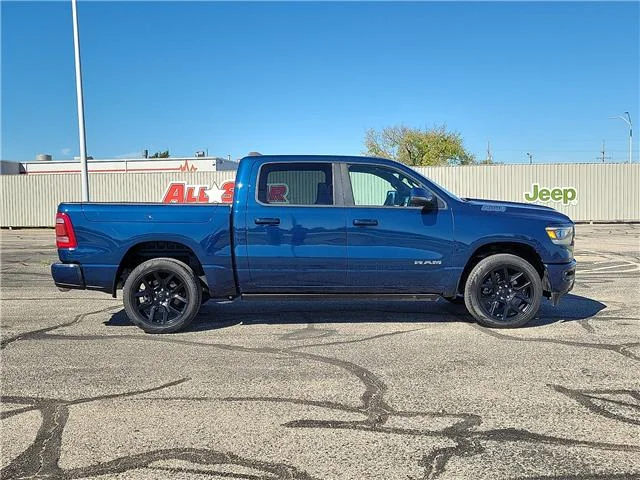 Used 2024 Blue RAM Laramie 4x4 Crew Cab 144.5 in. WB image 5