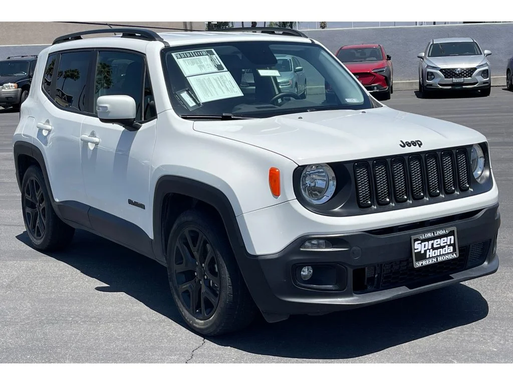 Used 2017 Alpine White Jeep Altitude image 8