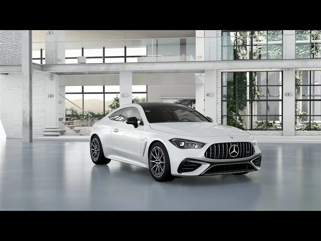 New 2026 MANUFAKTUR Moonlight White Metallic Mercedes-Benz AMG® CLE 53 4MATIC+ Coupe image 5