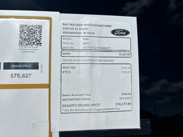 Used 2025 Blue Ford Platinum image 4