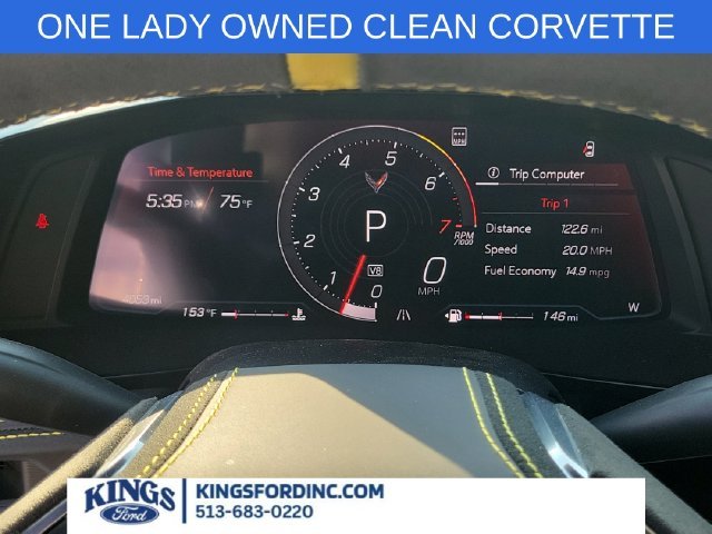 Used 2021 Arctic White Chevrolet Stingray image 18