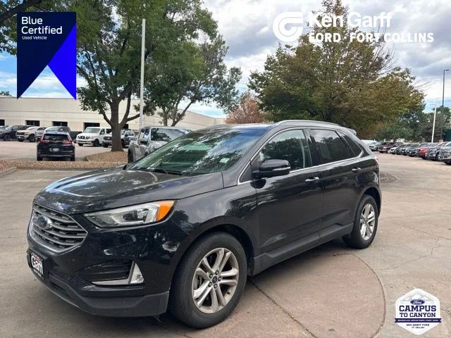 Used 2020 Blue Ford SEL image 1