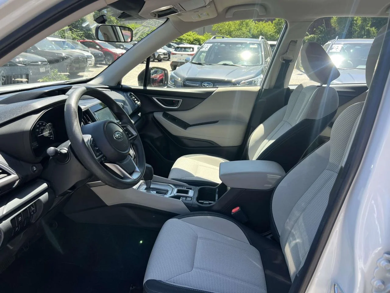 Used 2023 Crystal White Pearl Subaru Base image 20