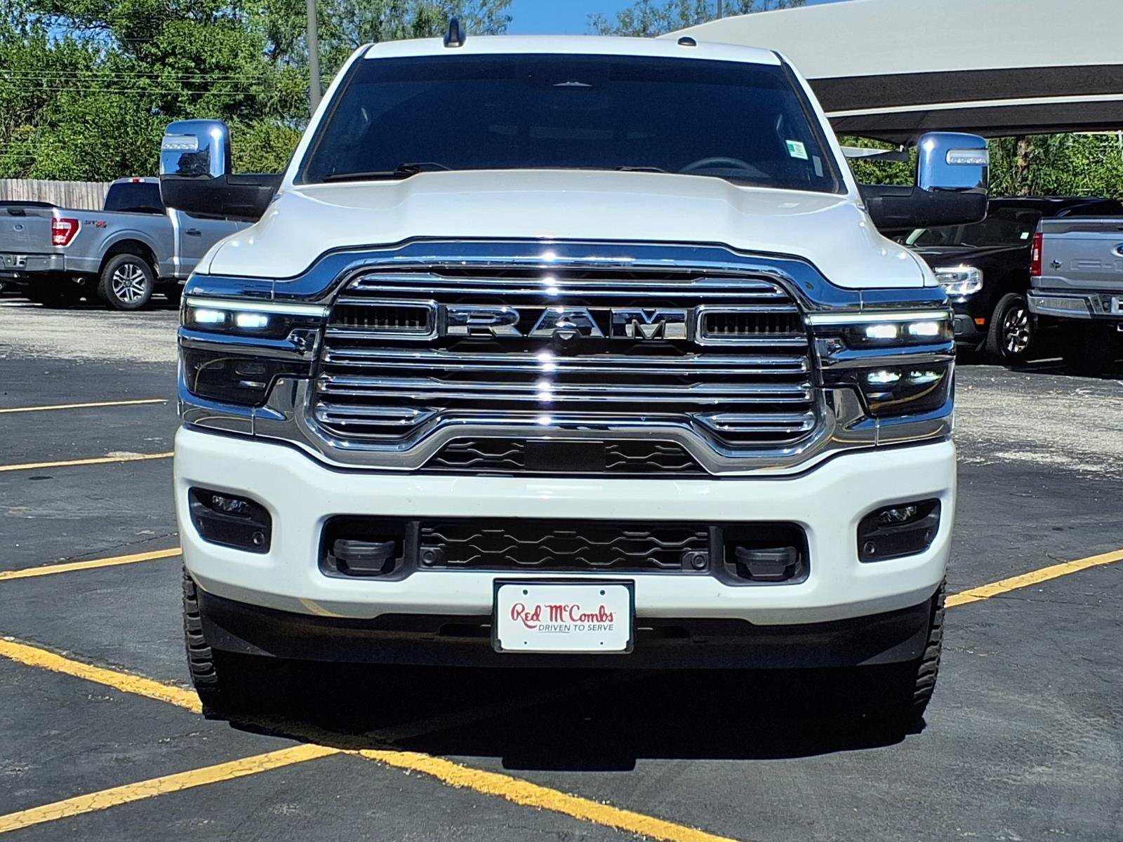 Used 2025 Bright White Clearcoat Ram Laramie image 2