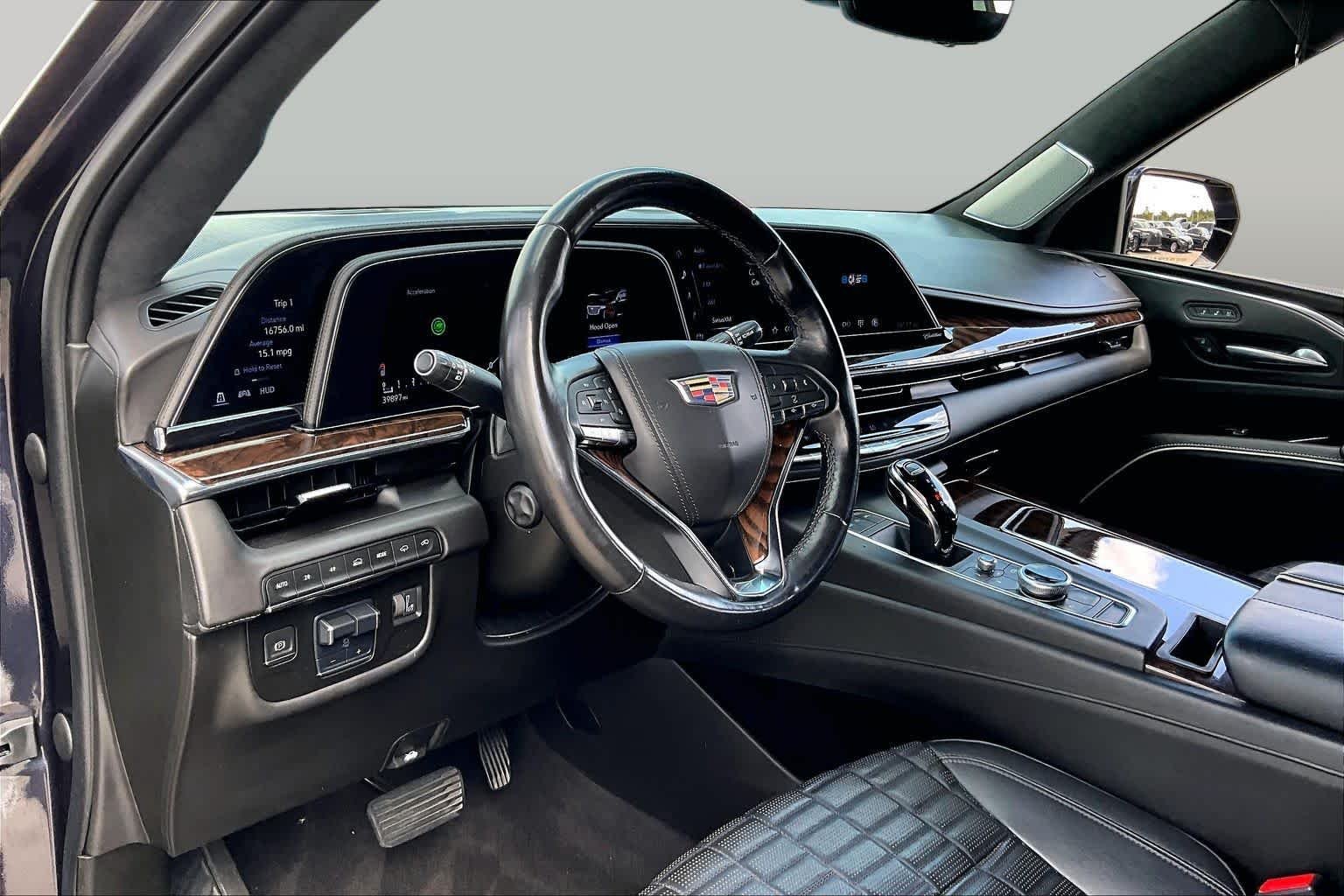 Used 2022 Galactic Gray Metallic Cadillac Premium Luxury Platinum image 16