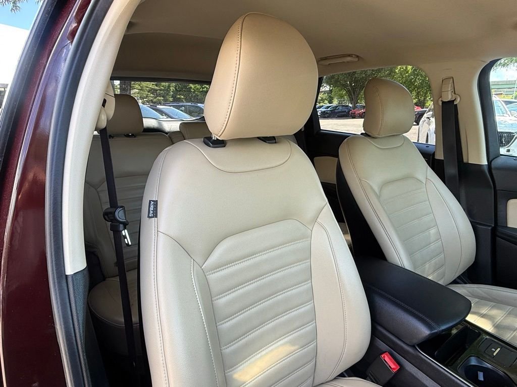 Used 2019 Burgundy Velvet Metallic Tinted Clearcoat Ford SEL image 29