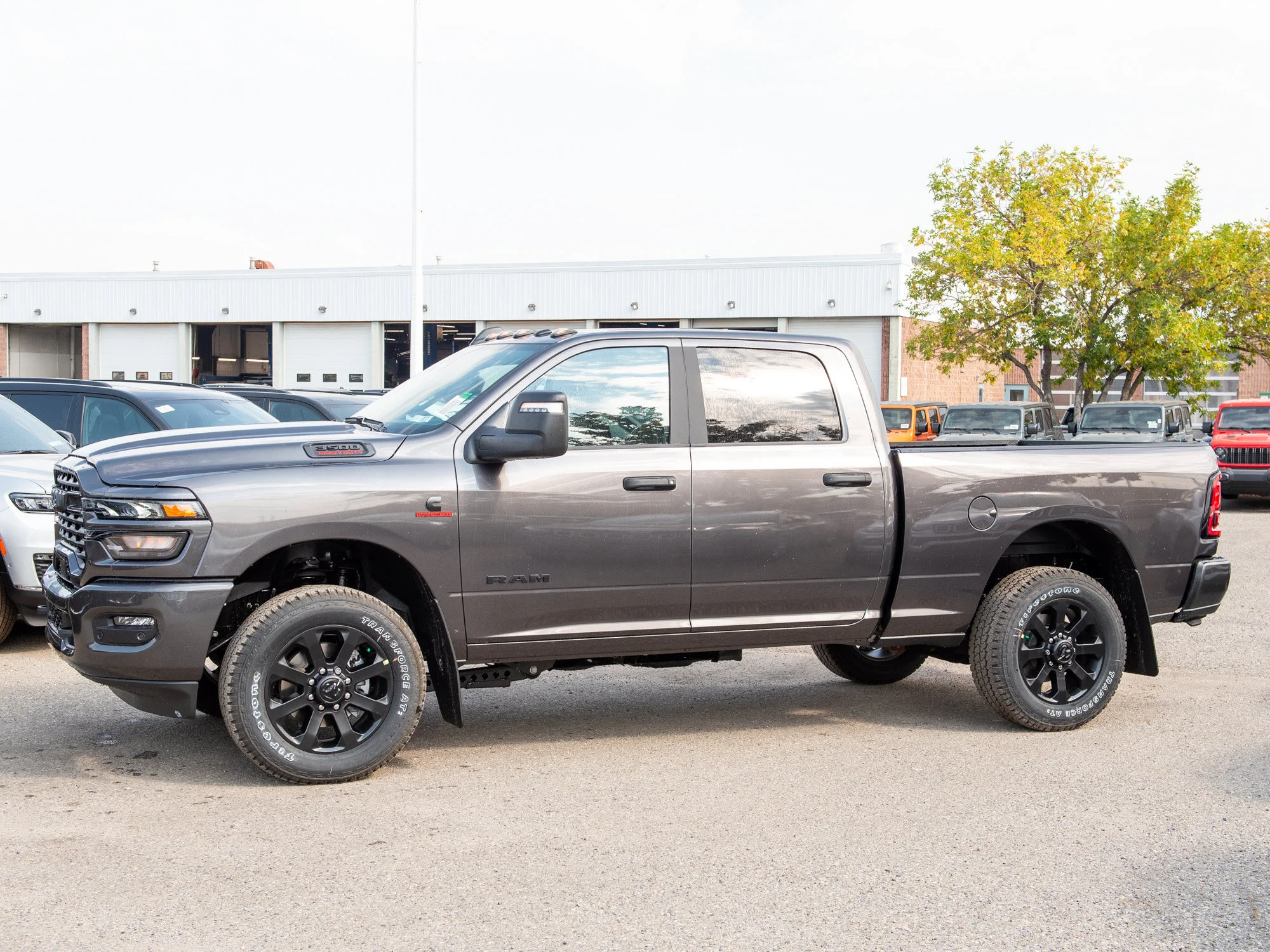 Used 2026 Grey RAM Big Horn Night* Crew Cab 4x4, High Output Cummins, 5th Wheel Prep image 2