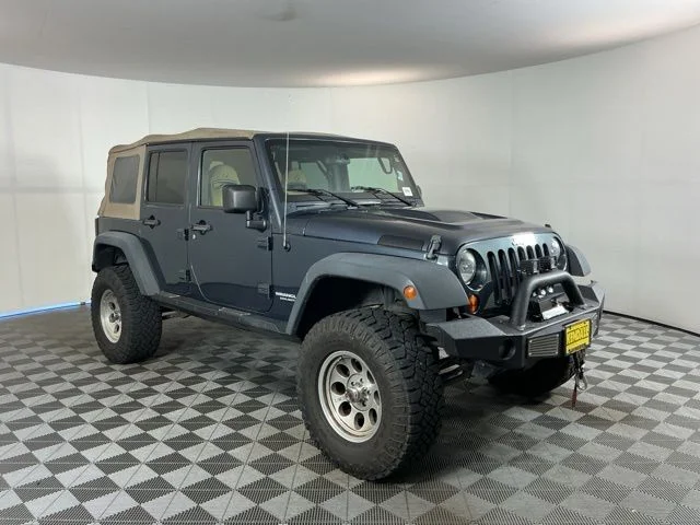 Used 2008 Blue Jeep Unlimited Rubicon image 3