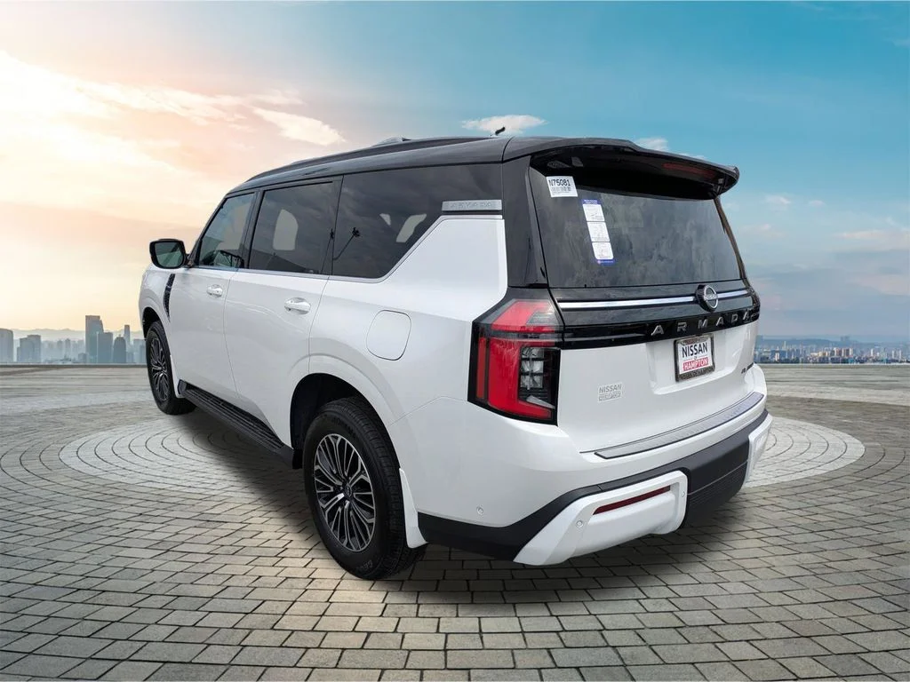 New 2026 Aspen White TriCoat / Super Black Two-tone Nissan Platinum image 6