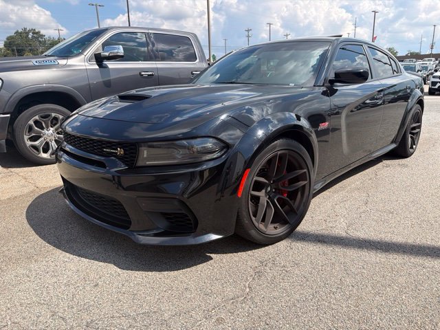 Used 2022 Black Dodge R/T Scat Pack Widebody image 3