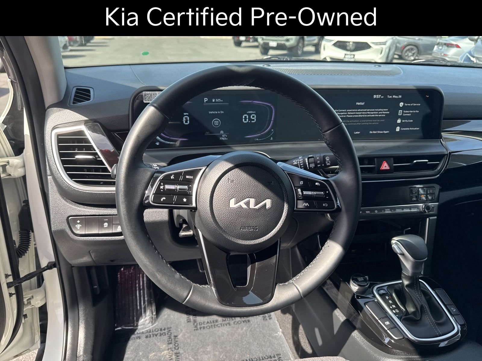 Certified Used 2026 Clear White/Black Roof Kia S image 16