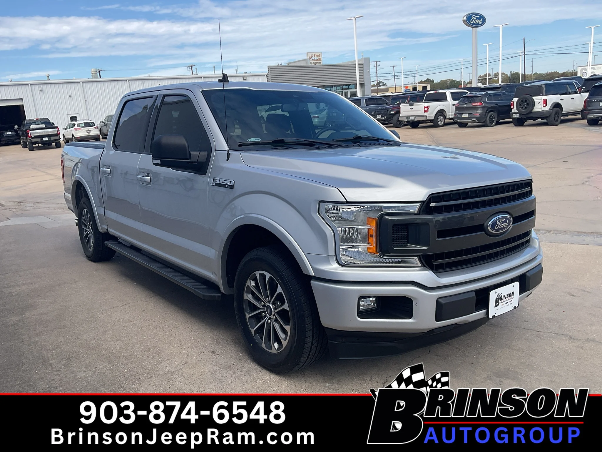 Used 2019 Ingot Silver Metallic Ford XLT image 3
