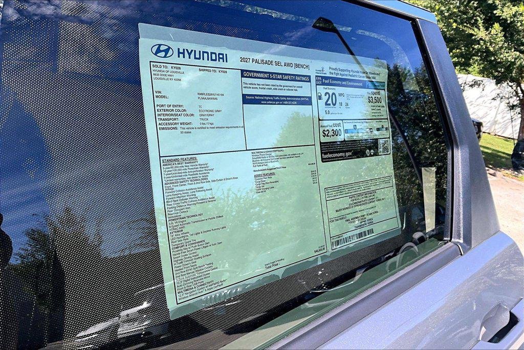 New 2027 Ecotronic Gray Pearl Hyundai SEL image 16