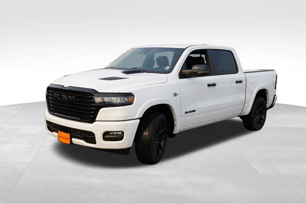 New 2026 Bright White Clear-Coat Exterior Paint RAM Laramie image 7