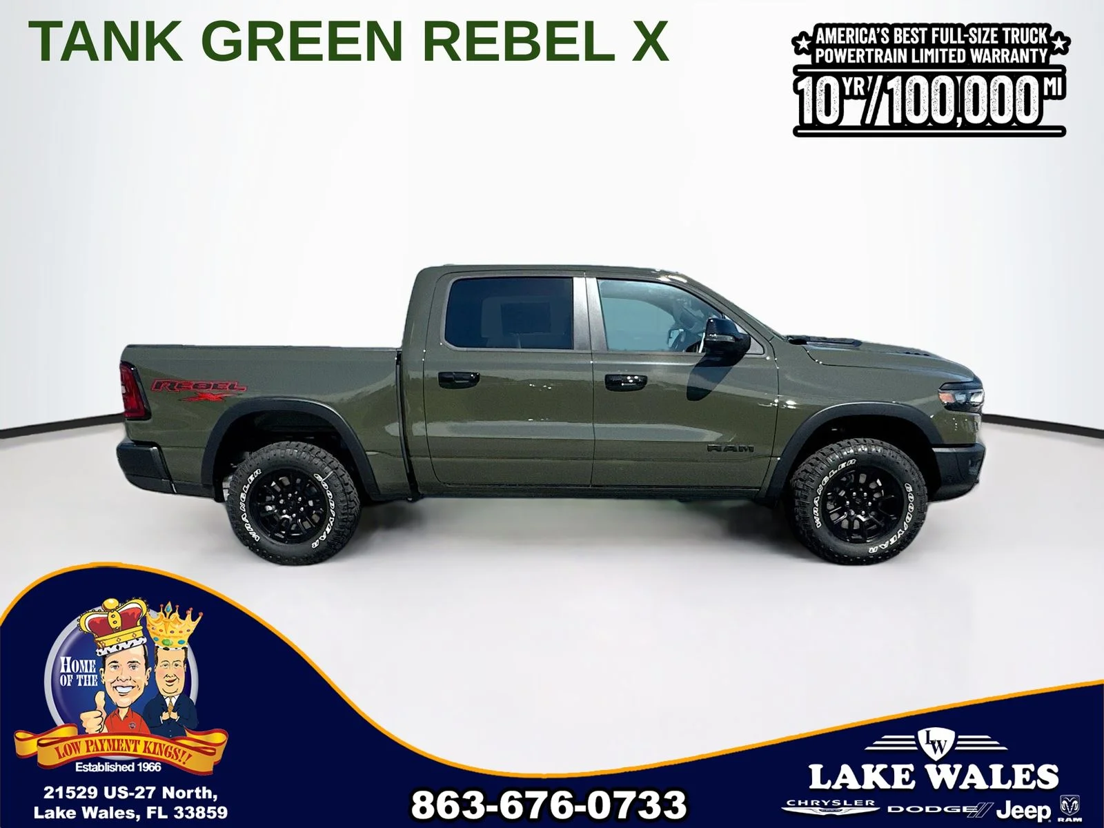 New 2026 Tank Exterior Paint RAM REBEL image 7
