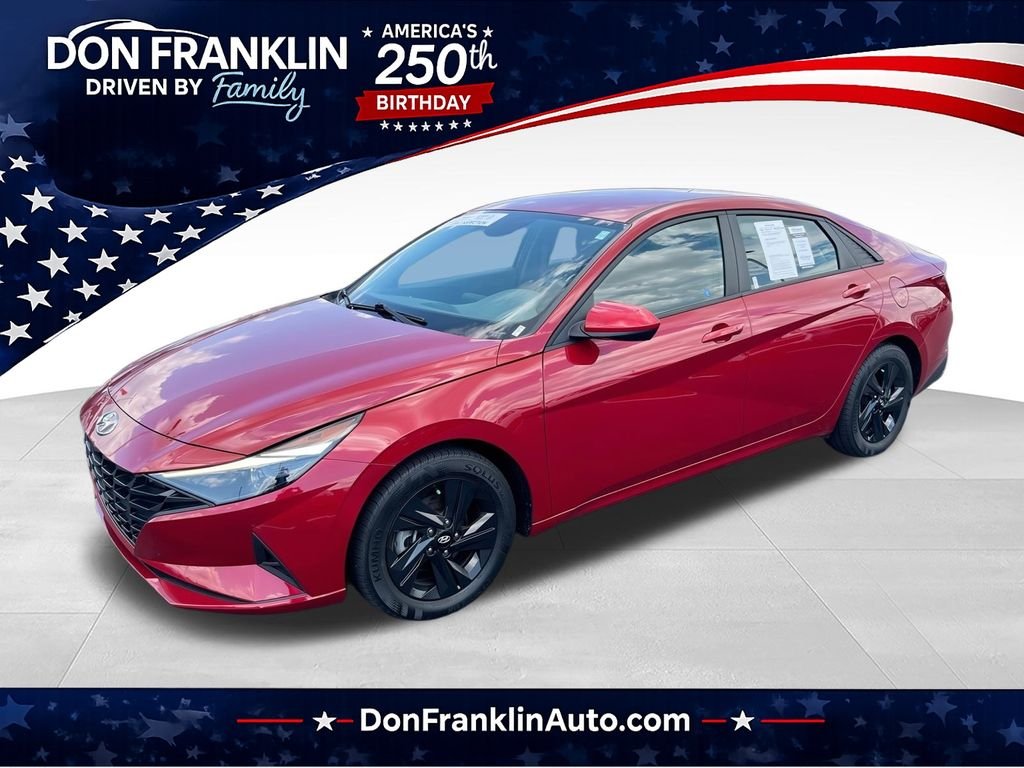 Used 2023 Red Hyundai Blue image 1